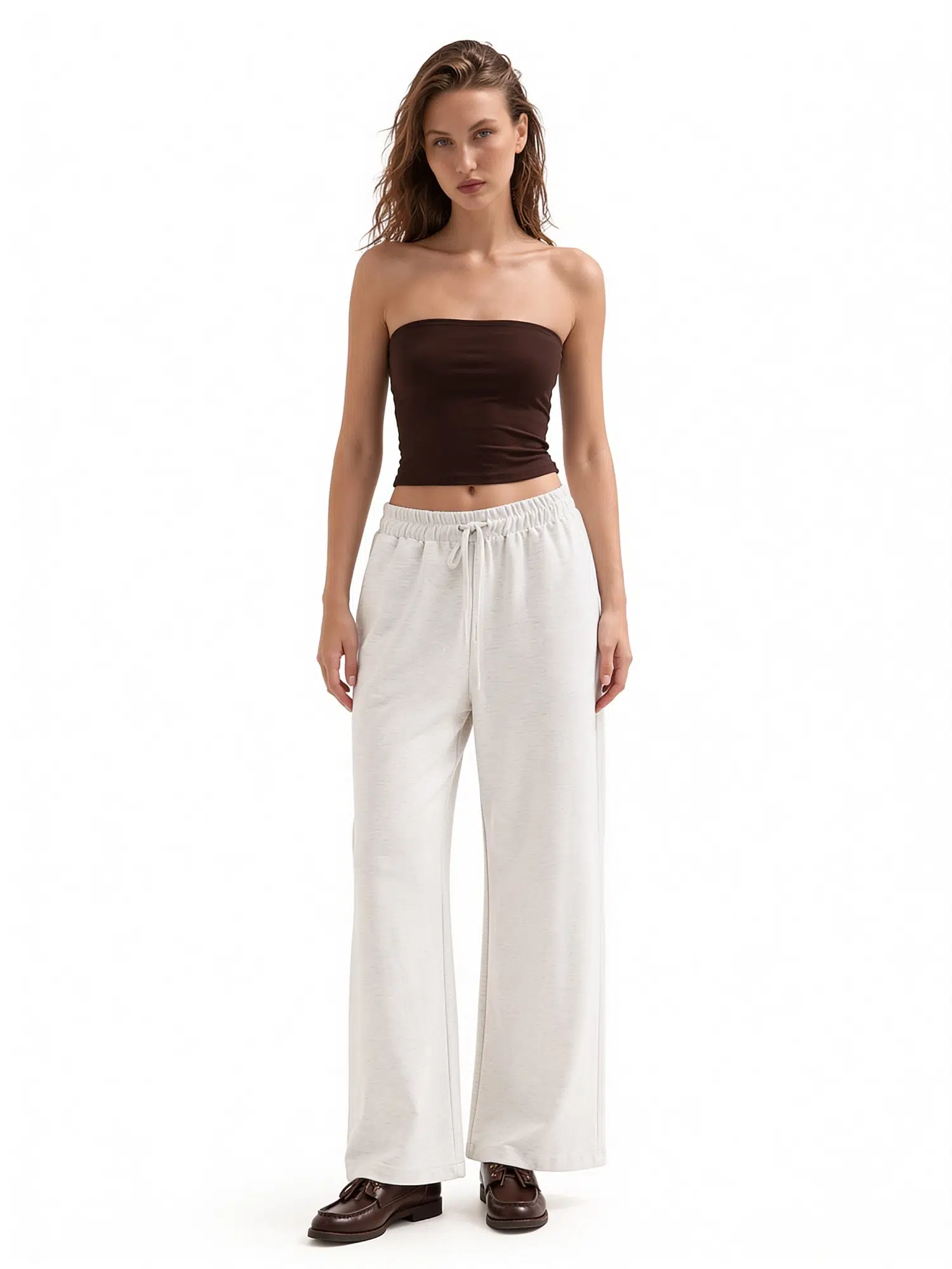 Bel Lastikli Bol Pantolon 2566