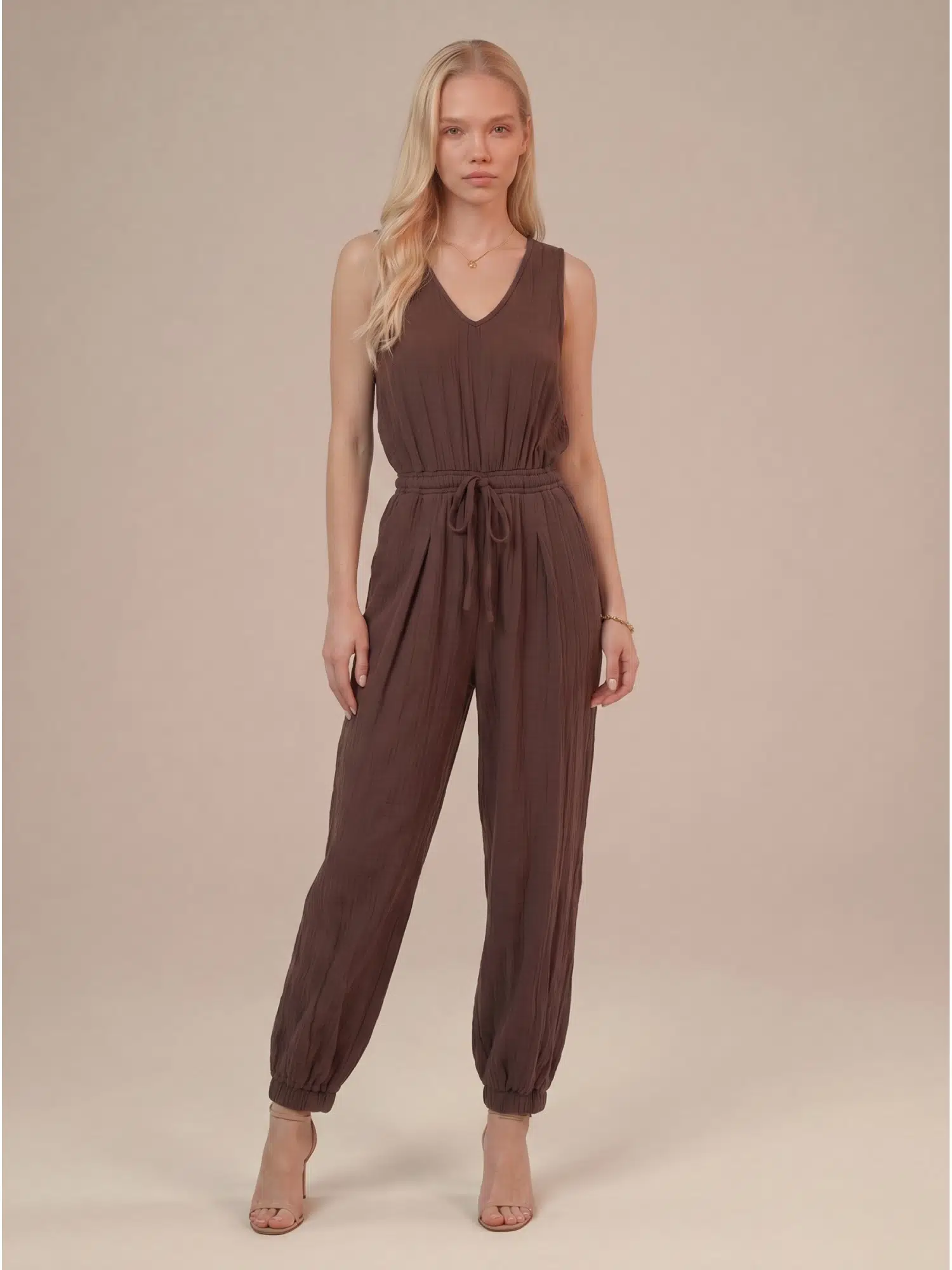 Bel Ve Paça Lastikli Tulum 26369