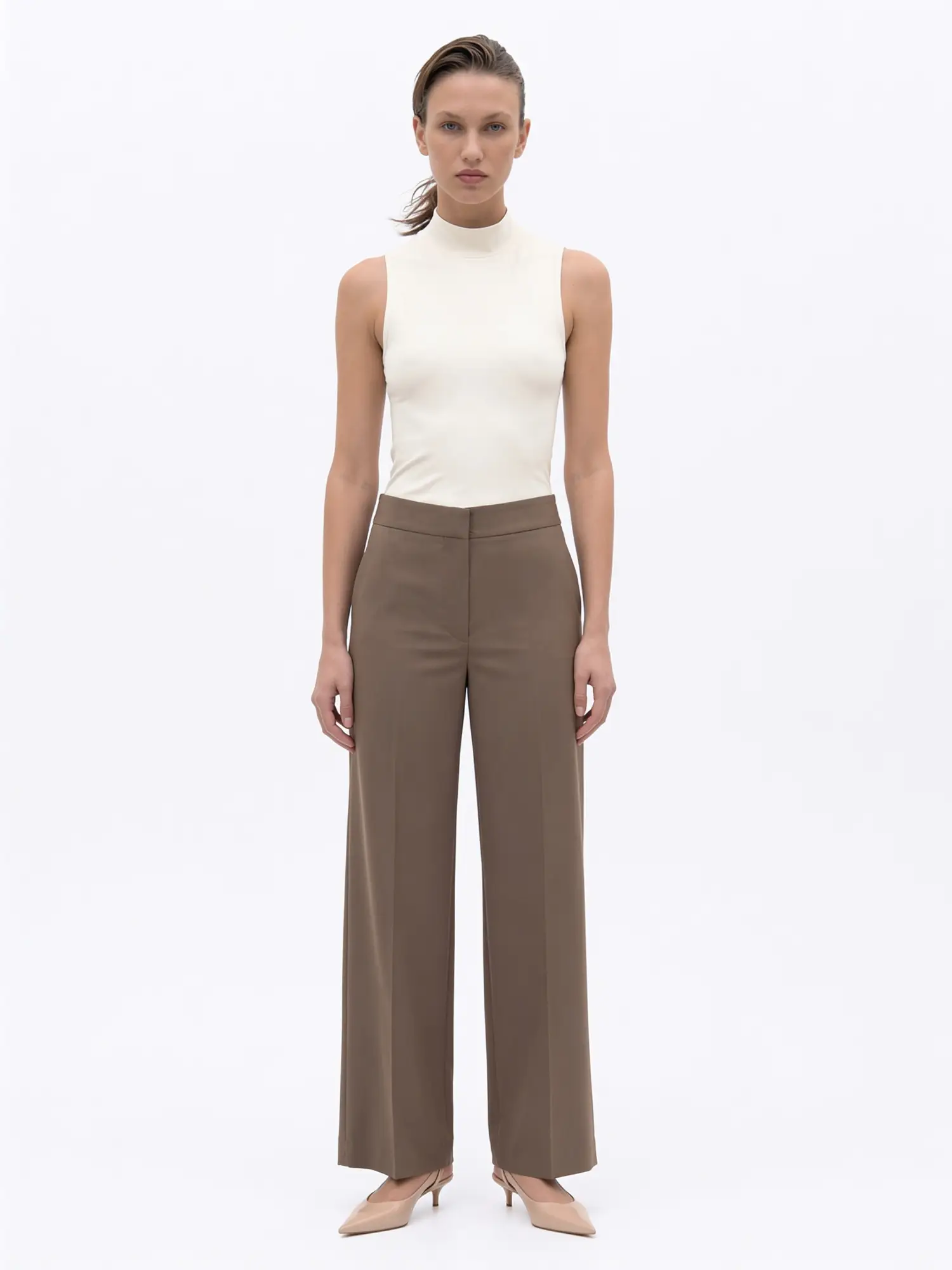 Cepli Palazzo Pantolon 5189 - KAHVE
