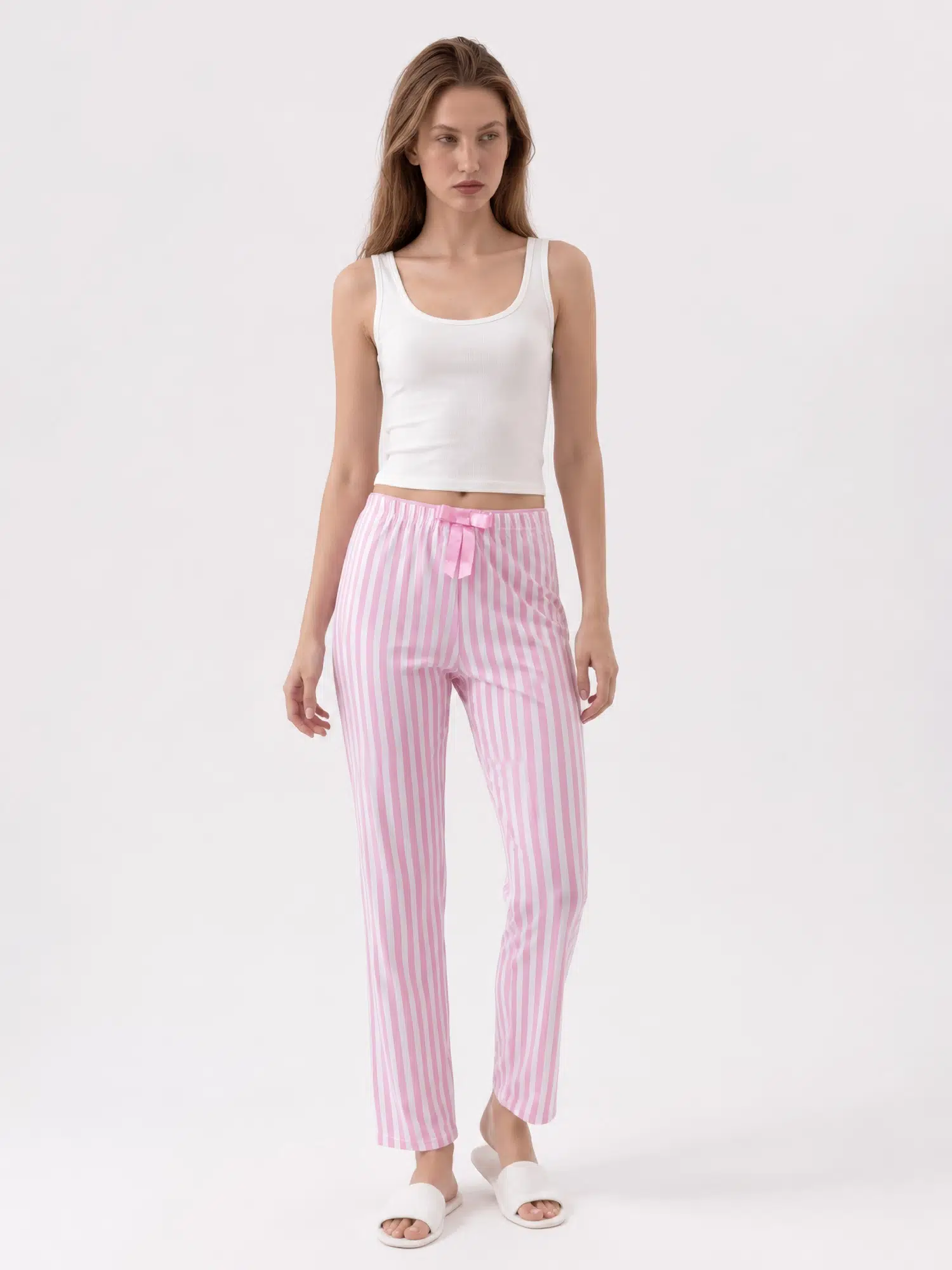 Çizgili Pijama Altı 4523