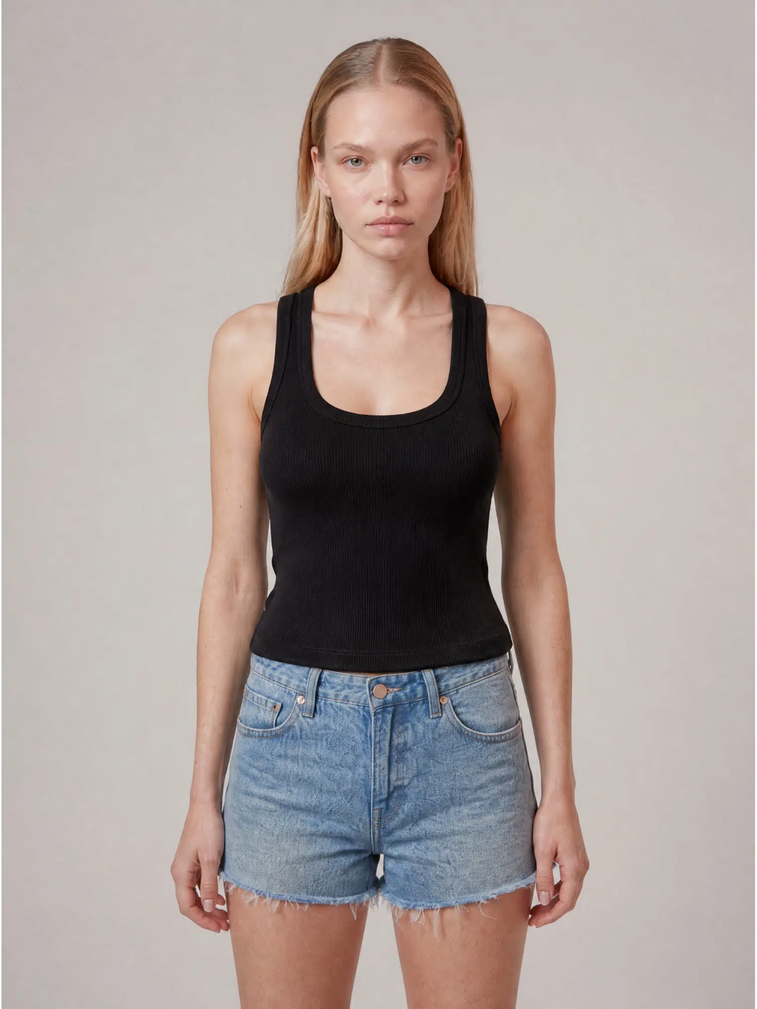 Fitilli Atlet S015708 - SİYAH