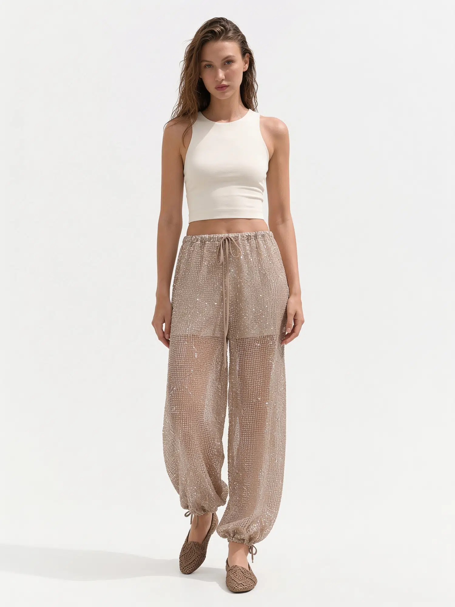 Pullu Astarlı Pantolon 23162