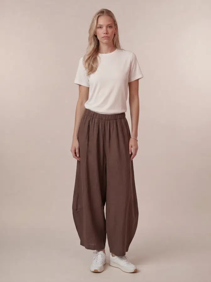 Şalvar Model Keten Pantolon N26-2336