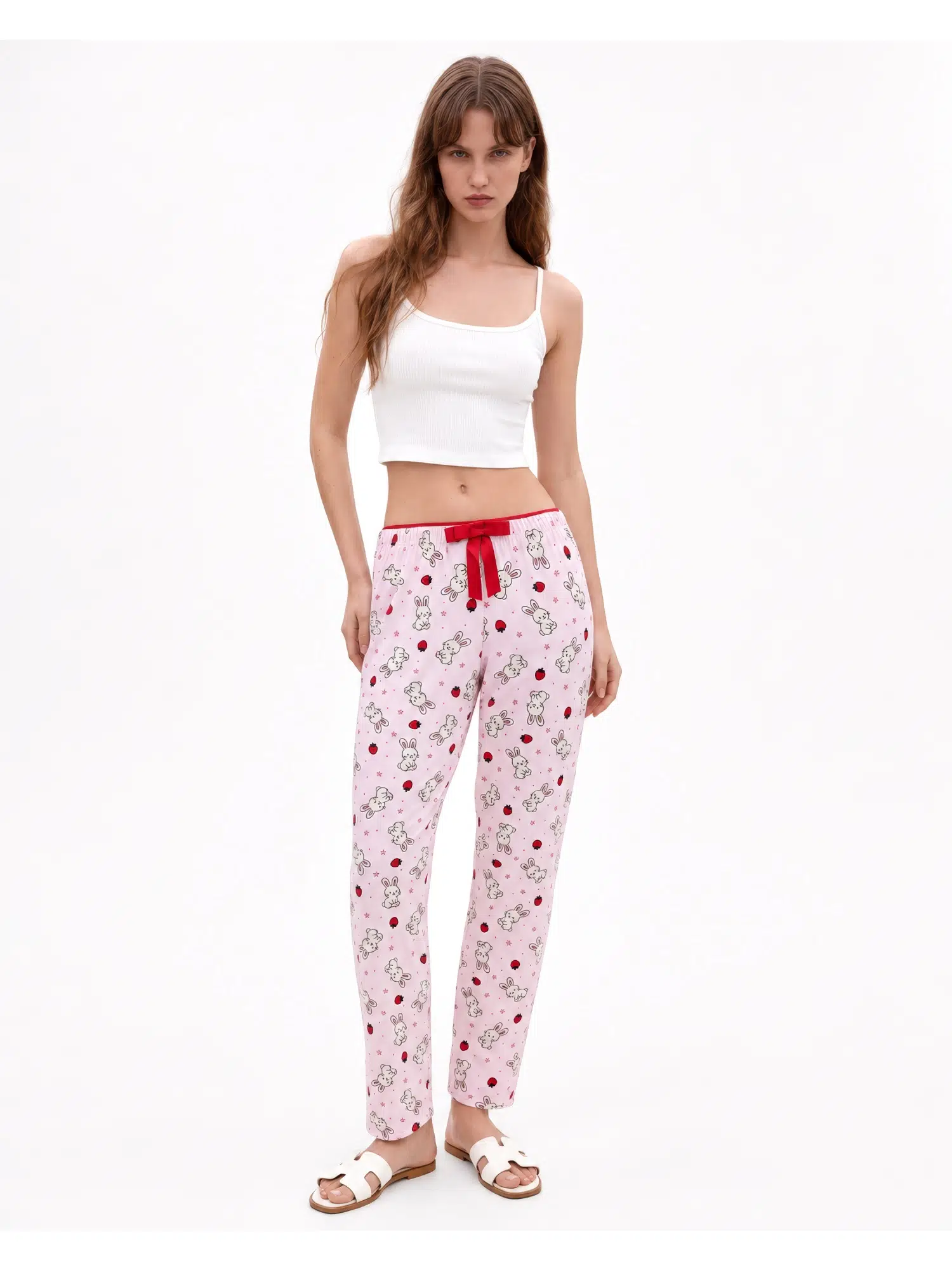 Tavşan Desenli Pijama Altı 4550