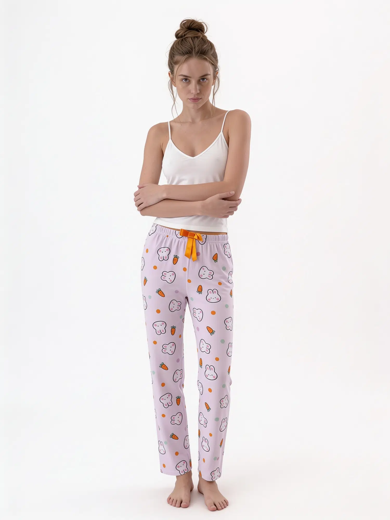 Tavşan Havuç Desenli Pijama Altı 4551