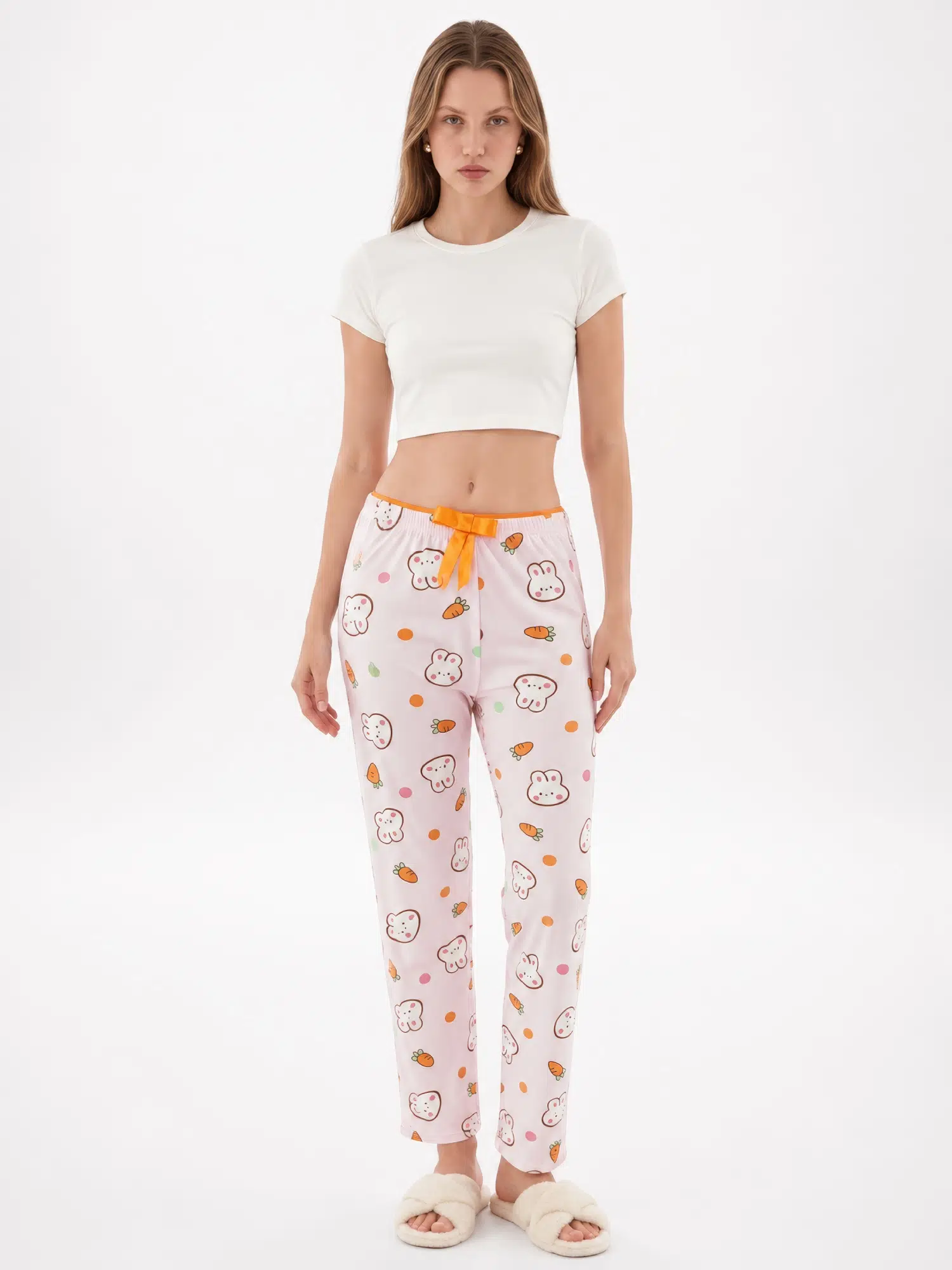 Tavşan Havuç Desenli Pijama Altı 4551